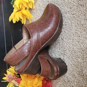 Dansko leather clogs